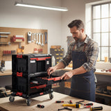 Carro Y Cajas Porta Herramientas Qbrick Modular 4 Cajones