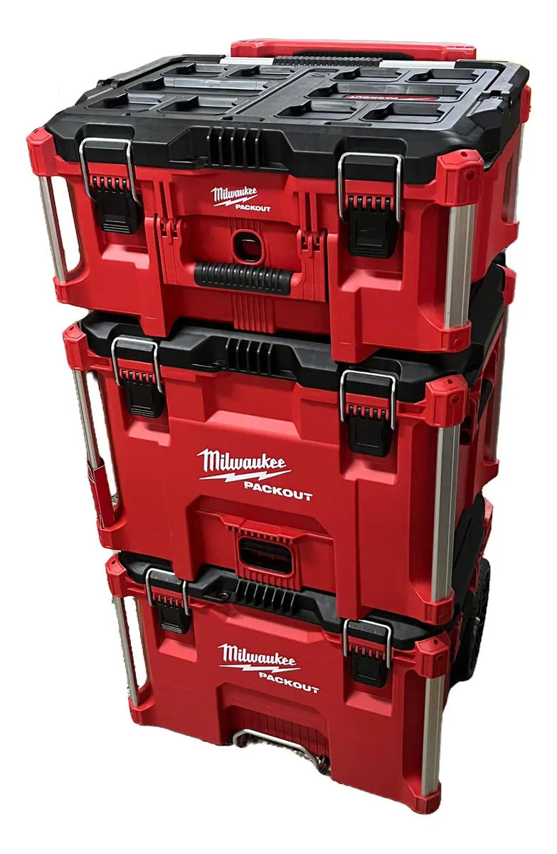Packout Milwaukee Carro Herramientas 3 Piezas Organizador