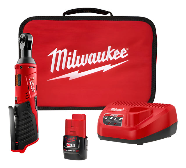 Llave Crique a Bateria M12 3/8 Milwaukee 2457 159A 1