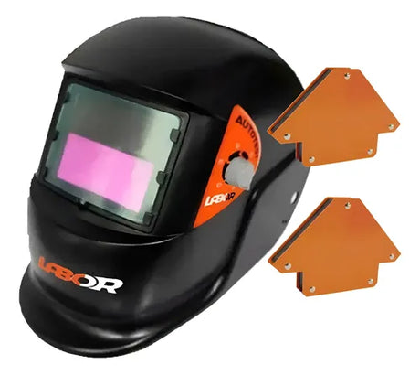 Máscara Soldar Fotosensible Labor +escuadras Magnéticas Dogo