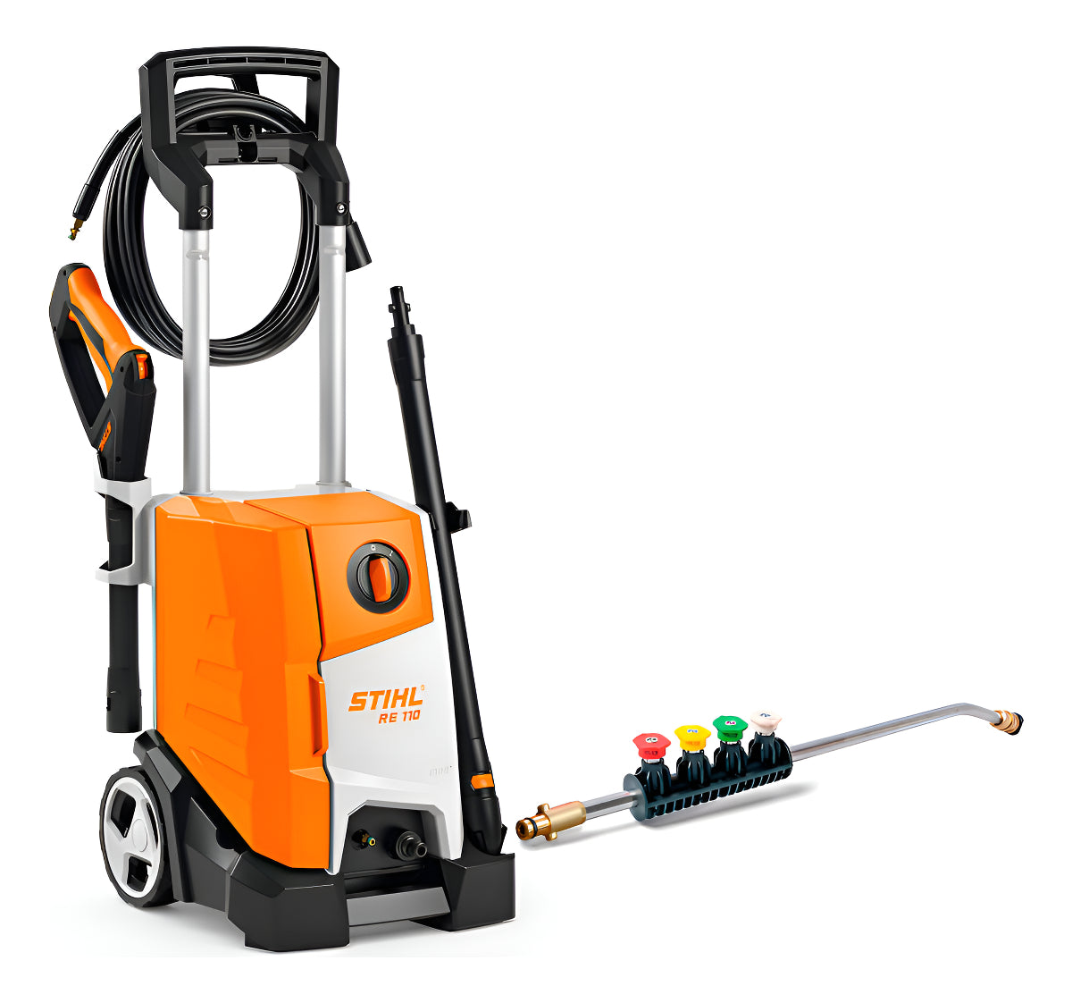 Hidrolavadora  + Lanza C/picos Acoples Rápido Stihl Re 110