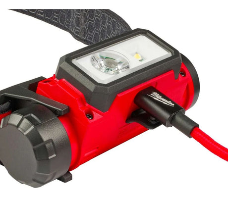 Vincha Linterna LED USB-C 600Lm Milwaukee 2163-21 4
