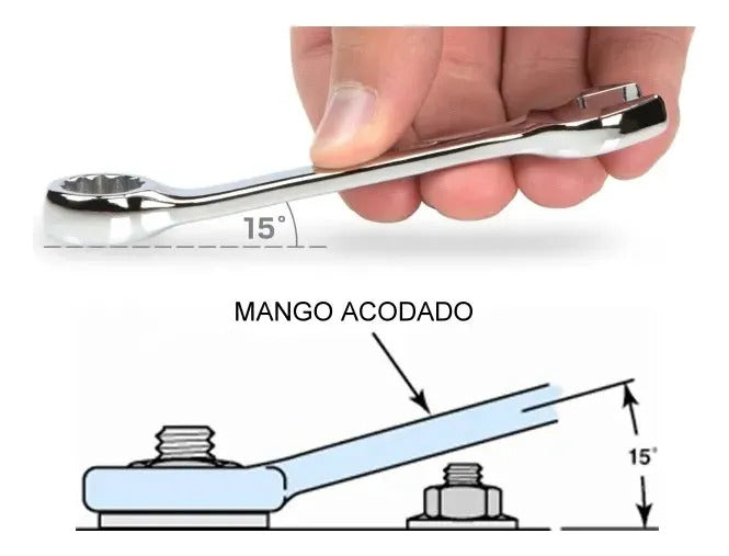 Llave Combinada 11mm Wolfer Acero Cr-v Profesional Din 3113