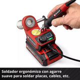 Soldador Estaño Inalambrico 18v Einhell Te-si 18/480 Li Solo