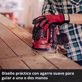 Lijadora Inalambrica 18v Orbital D Palma Einhell Kit Bateria