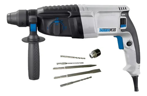 Rotomartillo Thunderplus 4j 850w Maletin Mandril Mechas Sds