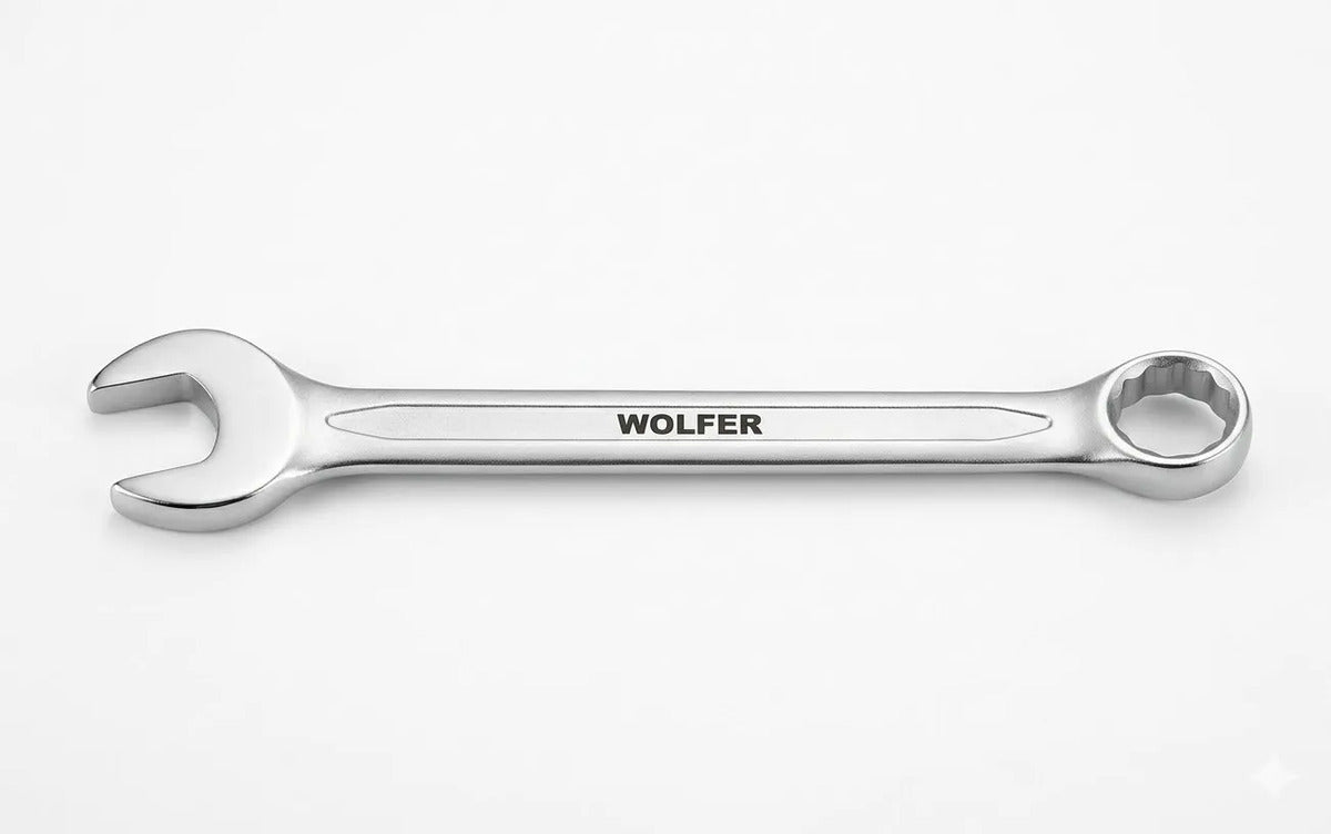 Llave Combinada 6mm Wolfer Acero Cr-v Profesional Din 3113