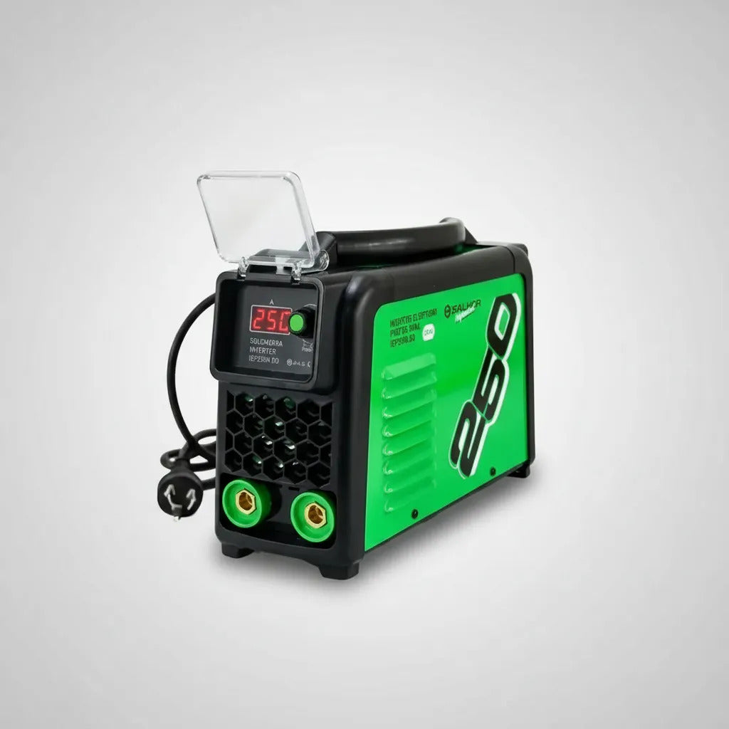 Soldadora Inverter 250 Amp Mma Electrodo Igbt + Escuadras