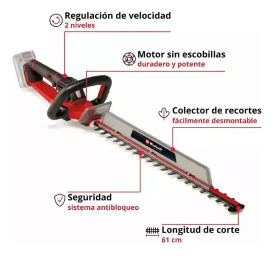 Cortacerco Inalambrico Arcurra Einhell + Starter Kit 2,5 Amp