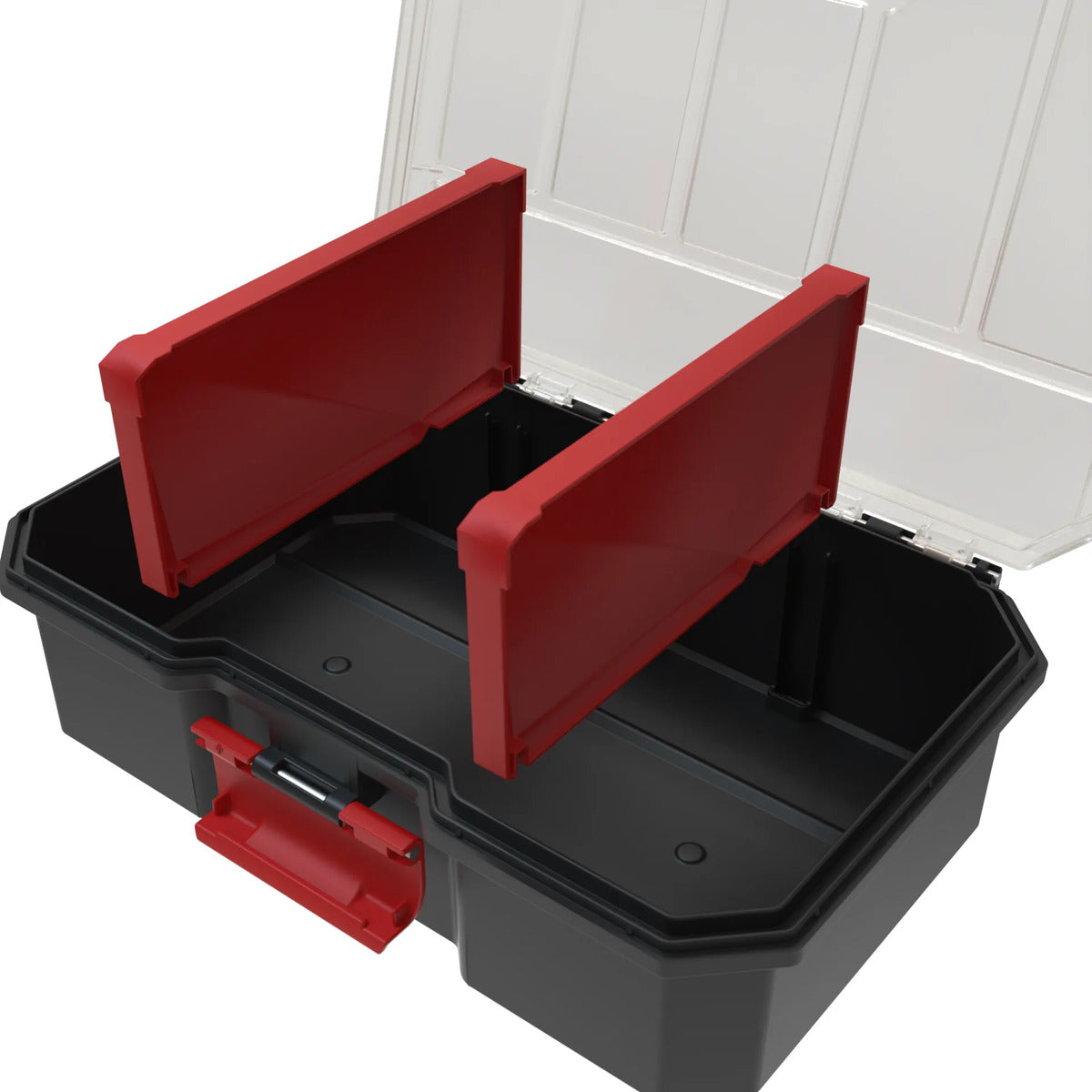 Organizador Plastico Divisiones Tornillos Qbrick S Black
