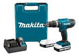 Taladro Percutor Inalámbrico +2 Baterias Makita Hp488dwe