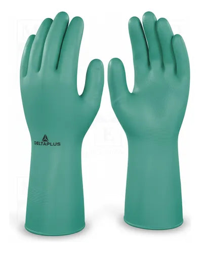 Guante Químico Nitrilo Antideslizante 33cm Delta Plus Ve801