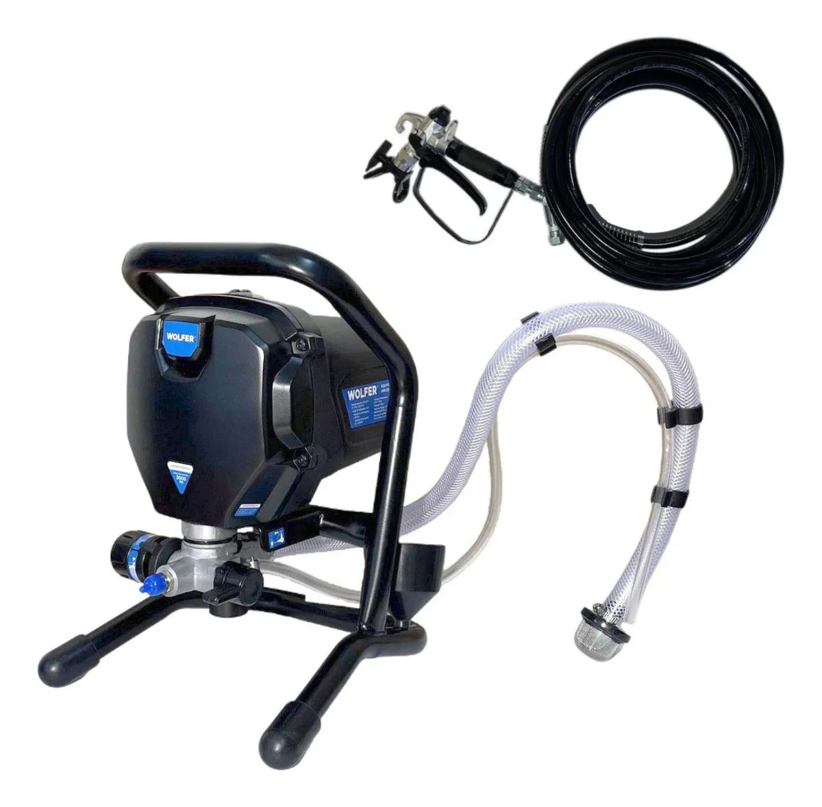 Airless Equipo Para Pintar 700w Wolfer 517 Y 515 Mm Boquilla