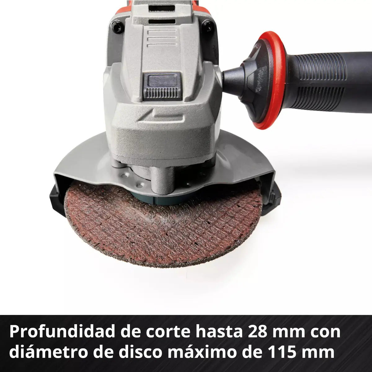 Amoladora Angular Inal. Einhell Te-ag 18/115-2 C/bat 4a Rojo