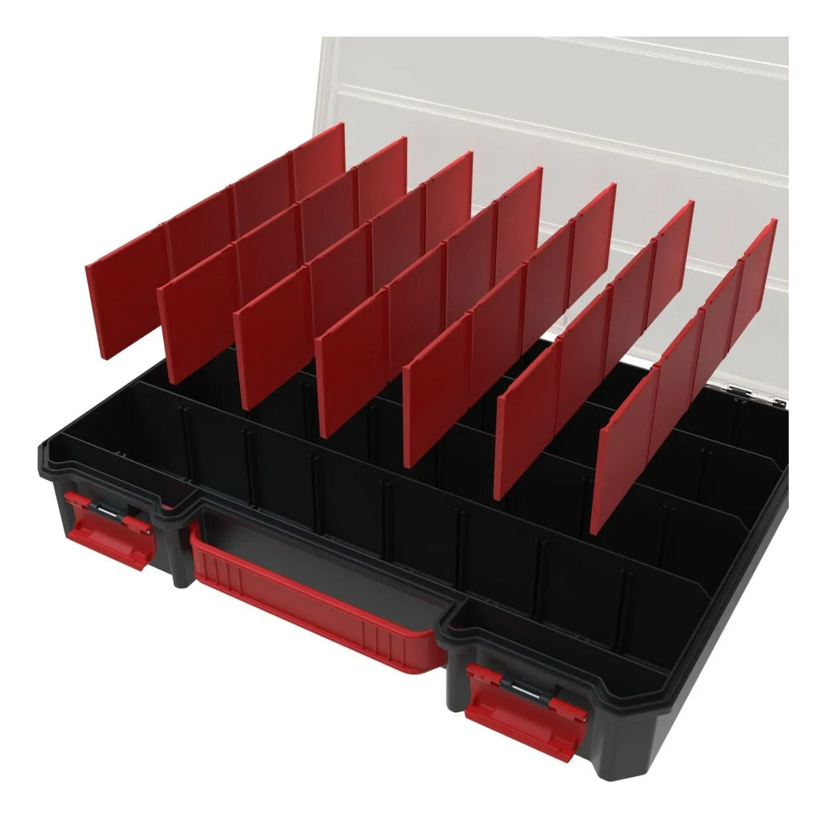 Gavetero Organizador Plastico Tornillos Divisiones Qbrick Xl