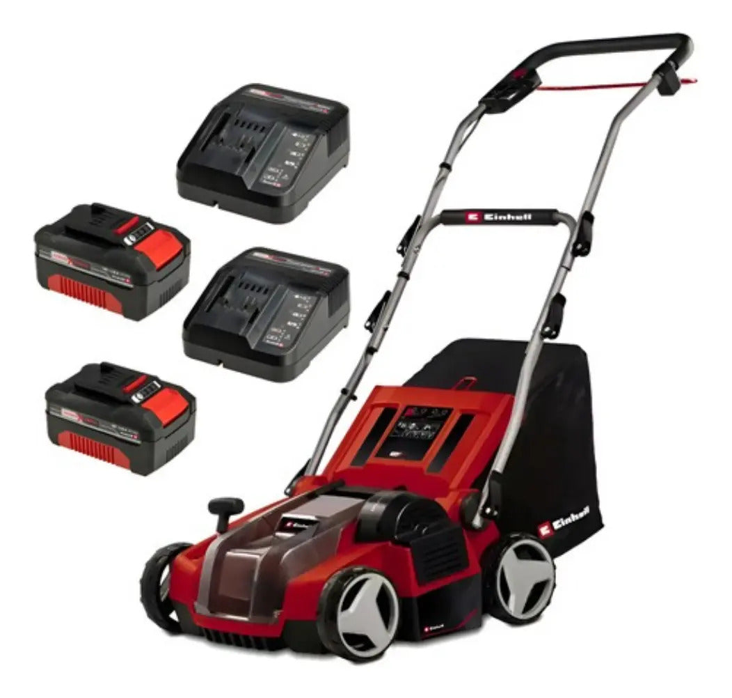 Escarificador Nalám Einhell Bolsa 36v 3en1 + 2 Baterias 4a R