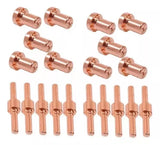 Kit 10 Toberas Y Electrodos Compatible Con  Wolfer Incut40 Ele Tob 10