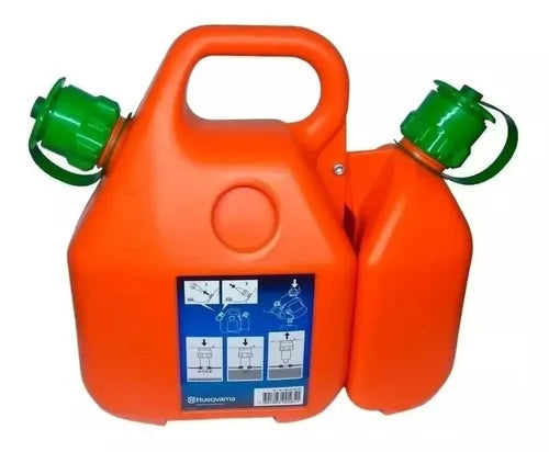 Bidón Combinado Husqvarna Extra Calidad 6l Nafta 2,5l Aceite