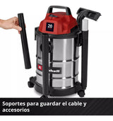 Aspiradora Eléctrica Seco-húmedo Tc-vc 2045 S Einhell