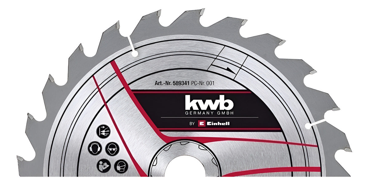 Disco De Sierra 250 Mm 24 Dientes Para Madera Kwb 49589341