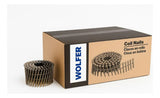Rollo de 300 Clavos ESPIRALADO Clavadora Neumática 2,5 x 63mm Wolfer
