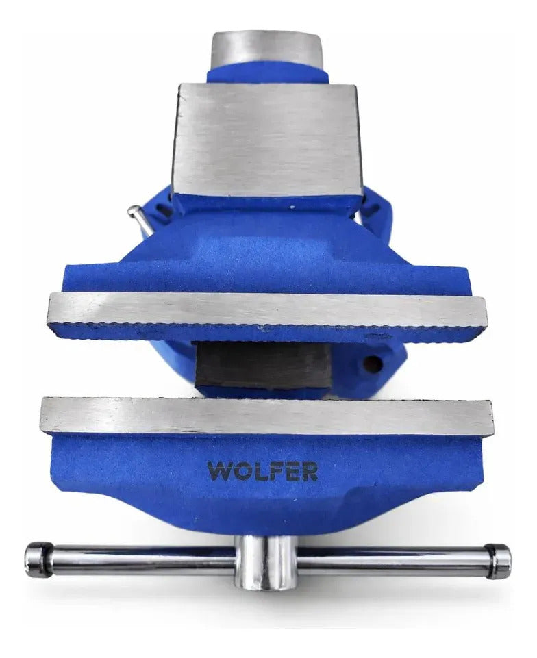 Morsa De Banco N° 6 Industrial Reforzada Wolfer 150mm