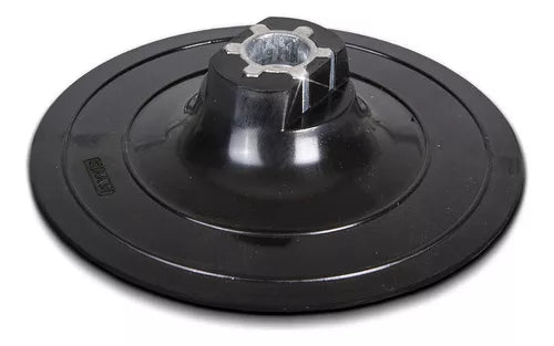 Disco Para Amoladora 115 C/velcro Color Negro Kwb 49487014