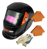 Máscara Soldar Fotosensible Labor +escuadras Magnéticas Guan