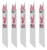 Blister 5 Hojas de Sierra Sable para Metal 6'' 14 Dpi Milwaukee 4800-5182 3