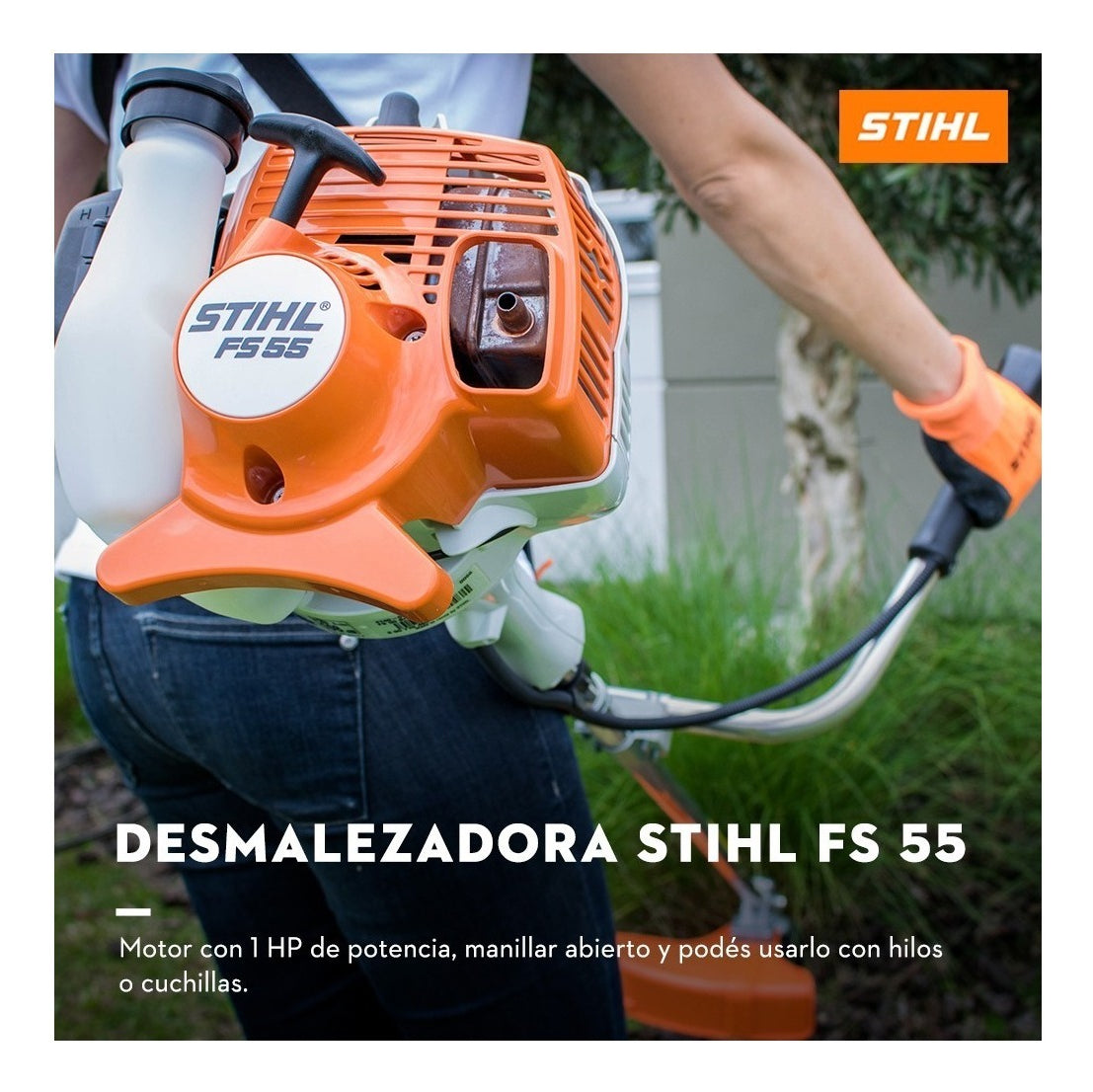 Desmalezadora Solo C/cabezal De Tanza Stihl Fs 55