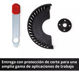 Amoladora Angular Inal. Einhell Te-ag 18/115-2 C/bat 4a Rojo