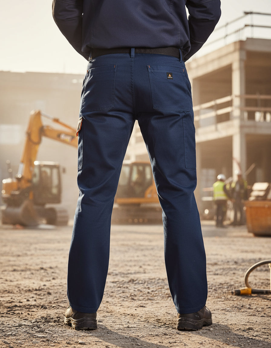 Pantalón De Trabajo Xl Deltaplus M1pa2 Azul Marino Unisex