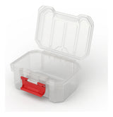 Organizador Modular Transparente Tornillos Qbrick S Apilable