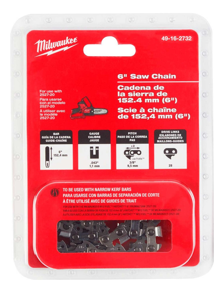 Repuesto Cadena 6" Milwaukee 2527-20 1