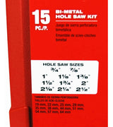 Juego de 15 Sierras Copa Bimetalicas Milwaukee 4922-4175 6