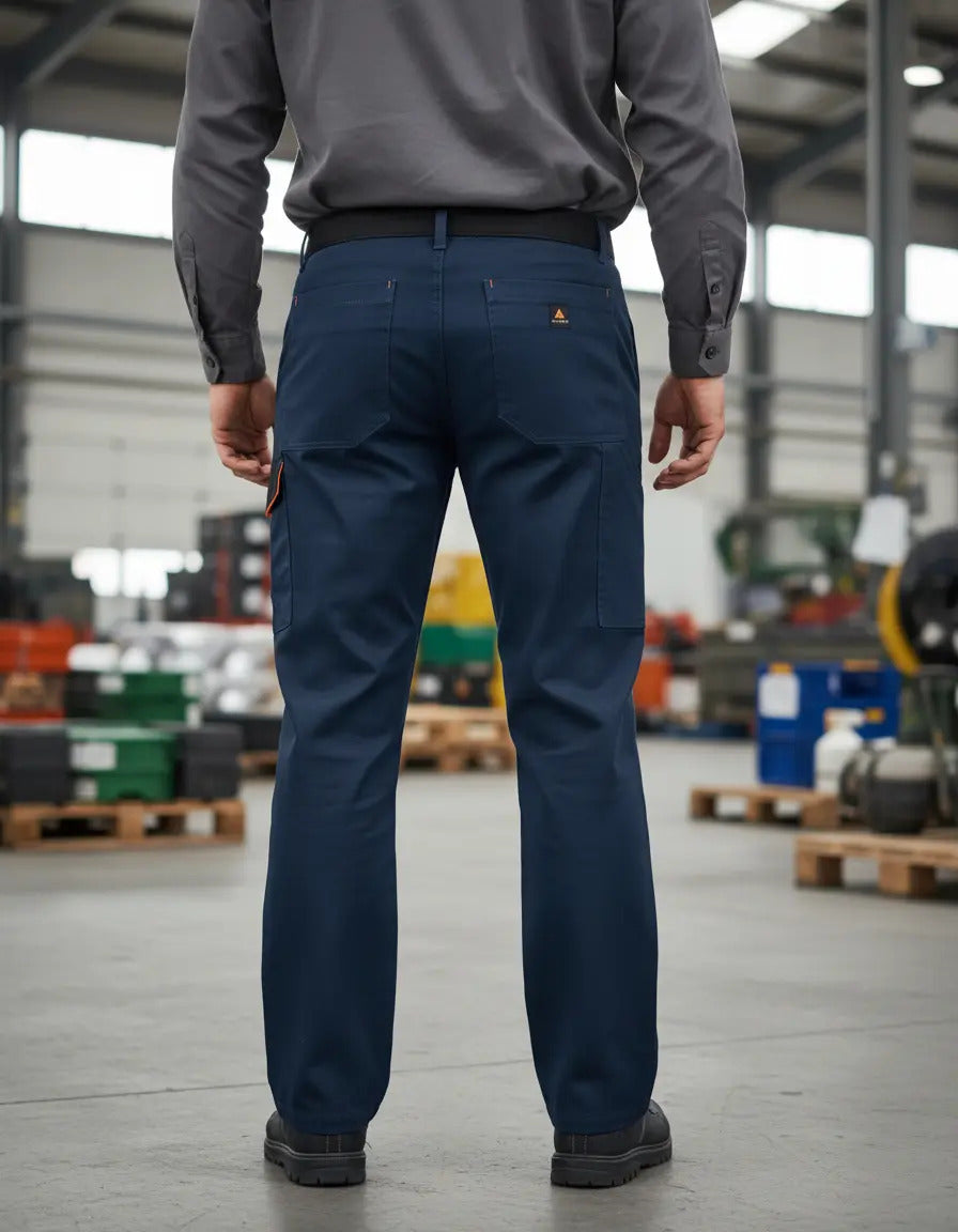 Pantalón De Trabajo M Deltaplus M1pa2 Azul Marino Unisex