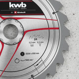Disco De Sierra 250 Mm 24 Dientes Para Madera Kwb 49589341