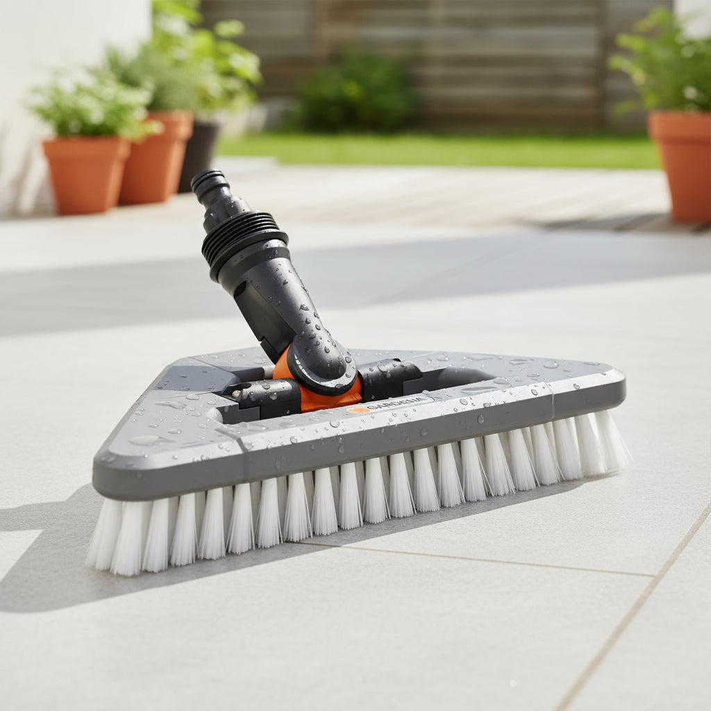 Cepillo Triangular Cerdas Dura Agua Gardena Cleansystem 5562