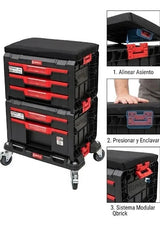 Asiento Para Cajas Y Cajoneras Qbrick System Pro Seat