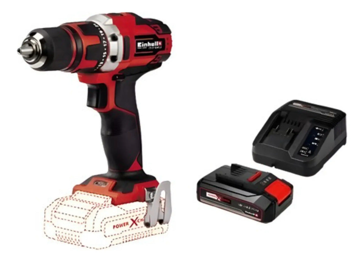 Taladro Atornillador + Bateria 2.5 Ah Einhell Te-cd 18/40 Ro