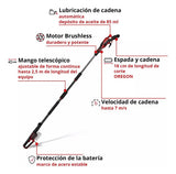 Motosierra Telescópica Einhell Gp-lc 18 V 20 Cm 174 - 250 Cm