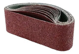 Set De 5 Lijas De Banda Grano 80 -lijadora 75mm X 533mm