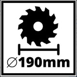 Sierra Circular Einhell Te-cs 18/190 Brushless + Bateria 4ah