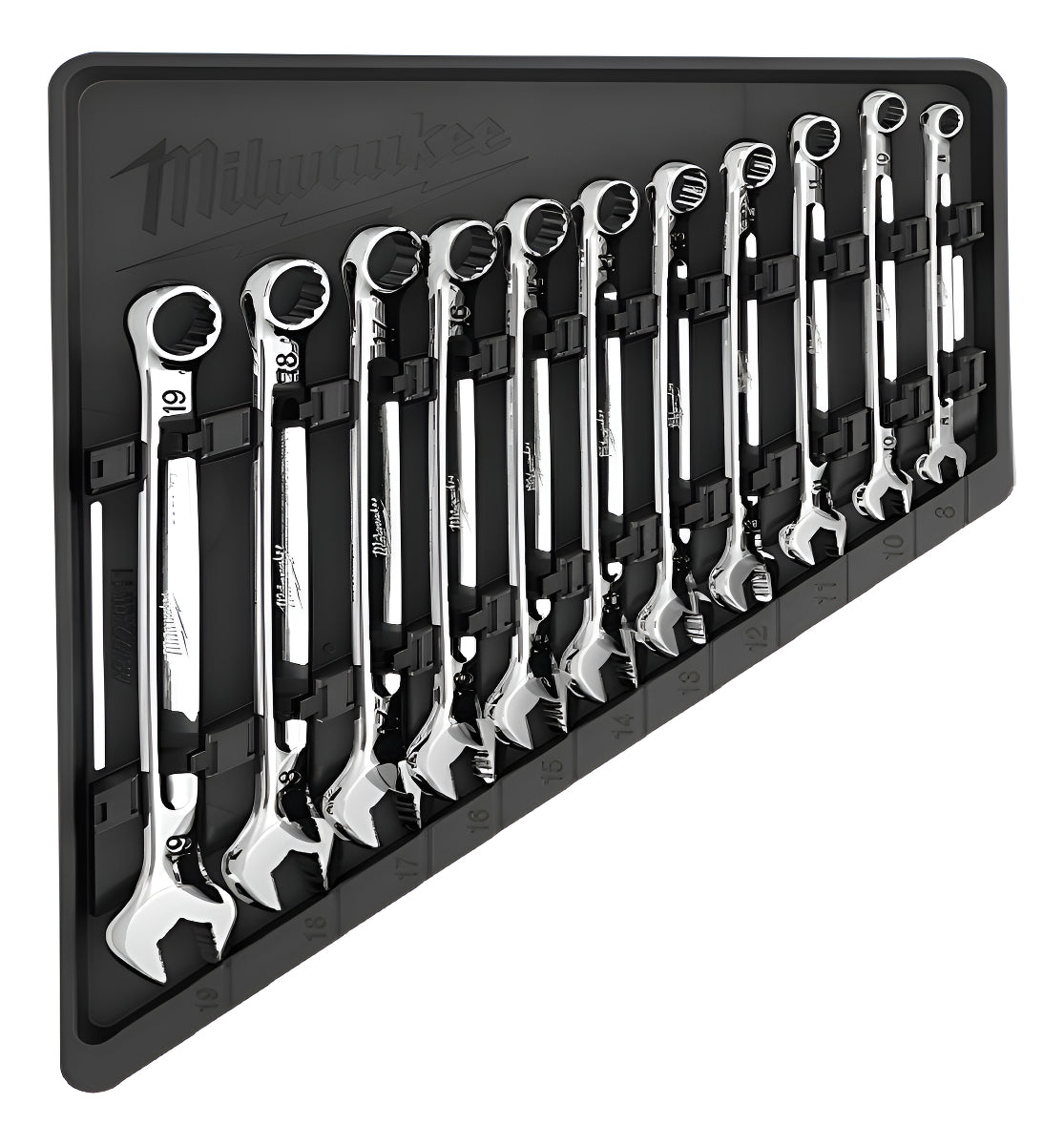 Juego de 11 Llaves Combinadas Max Bite  de 8 a 19mm Milwaukee 4822-9511 1