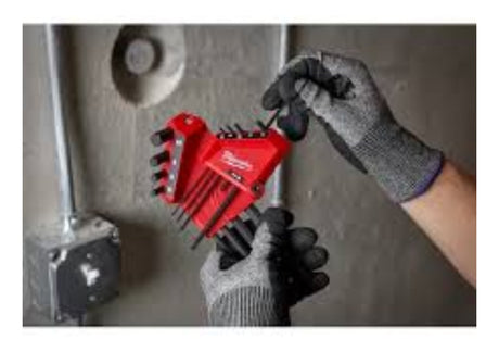 Juego de 9 Llaves Allen Milimetrica Milwaukee 4822-2186 3