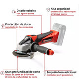 Amoladora Angular Inalámbrica Te-ag 18/115 Li-solo Einhell