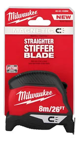 Cinta Metrica Profesional Milwaukee Magnetic 26' / 8 M