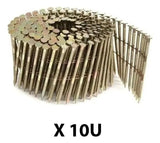 Rollo Clavos Clavadora Paletera Neumática 75mm Cn90 X10 Unid