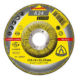 10 Discos de Desbaste Extra 115x6mm Metal Acero Klingspor A24