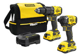Combo Stanley 20v Taladro Sbd715 + Atornillador Sbi810